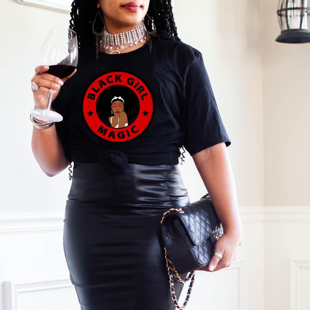 Black Girl Magic T-Shirt - Level Up Graphics